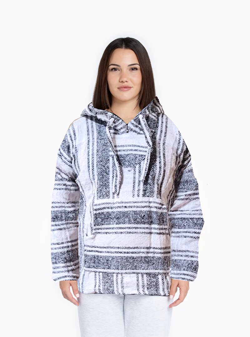 Mexican Baja Hoodie for Men & Women | Unisex Hoodie | Gray