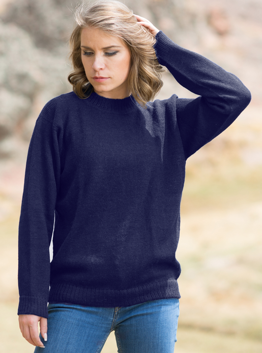 Alpaka Pullover für Frauen  - Braun