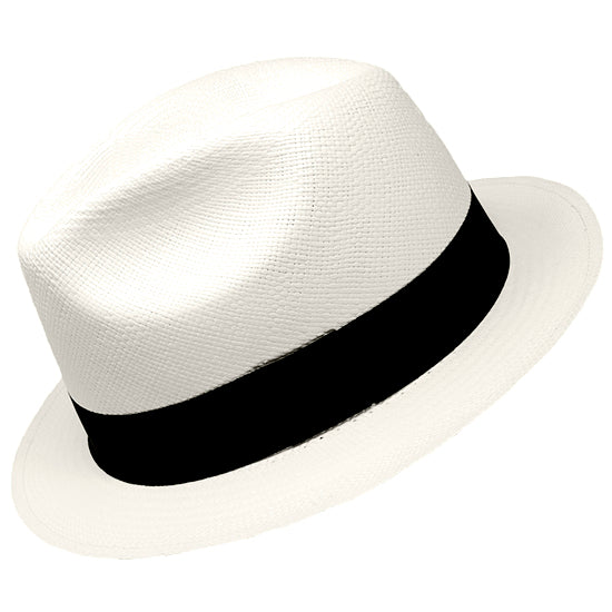 Classic White Borsalino Hat for Men Gamboa