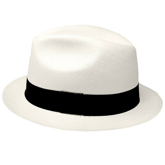 Weißer Borsalino-Hut für Herren