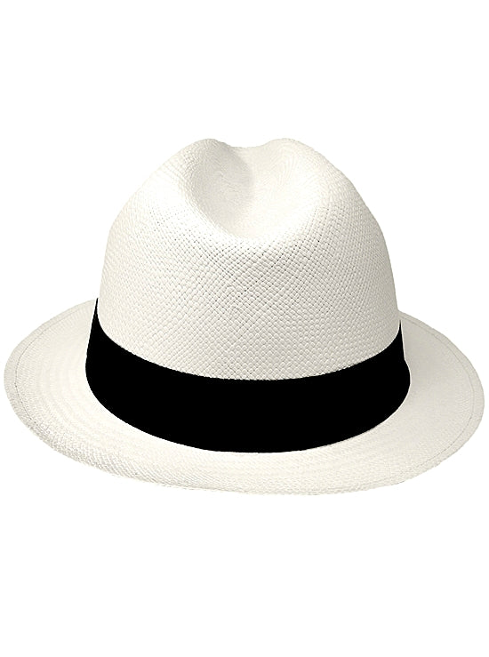 Cappello Panama Cuenca Borsalino Havana Bianco da Uomo