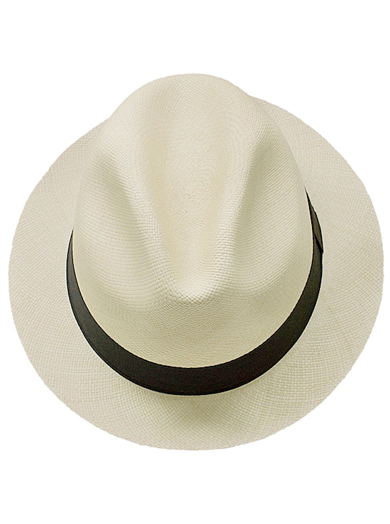 Chapeau Panama Cuenca Naturel Borsalino Havana pour Homme Qualite 3 4